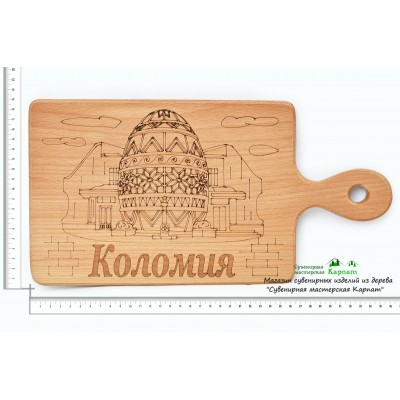 Доска кухонная с гравировкой "Коломия"