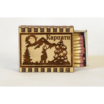 Спички сувенирные "Карпати"